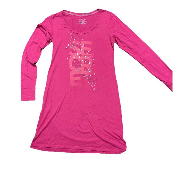 Vintage Y2K Victoria Secret Women’s Nightgown Size Small Glitter Girly Longsleev - Picture 1 of 4